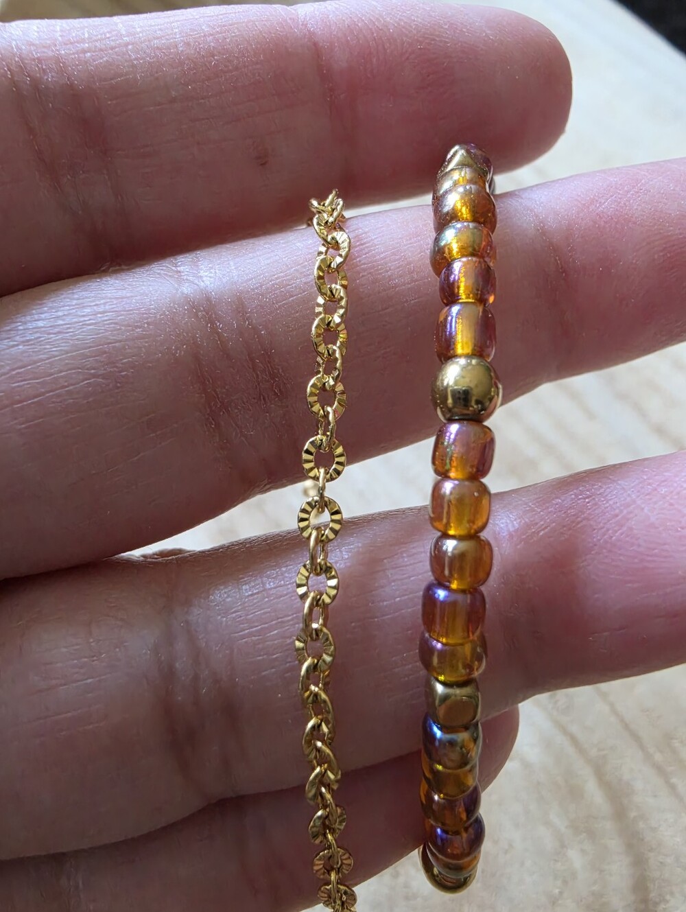 2 Piece Bracelet Set / Stainless Steel